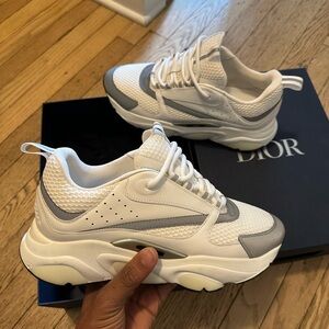 White Dior shoes
